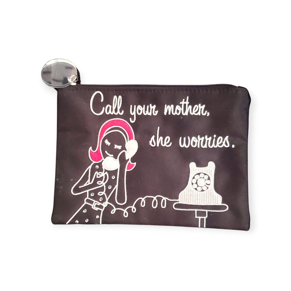 Black and White Women's Clutch